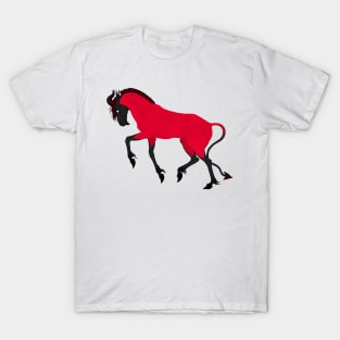 Halloween Horse Design - Choose Your Eye Color with Shirt Choice T-Shirt